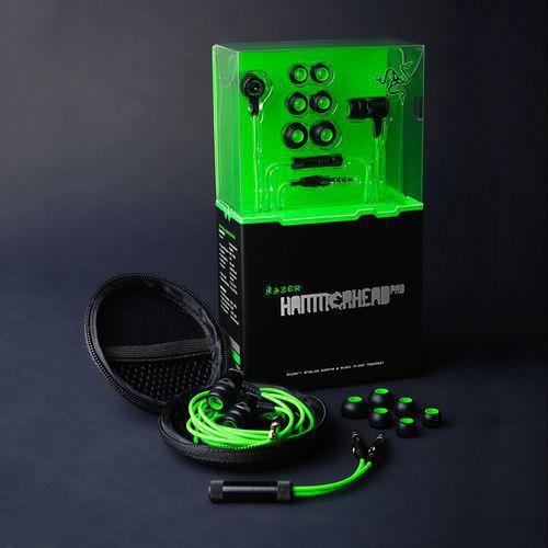 Razer Hammerhead Pro In Ear Earphone Headphone With Microphone+Retail Box Gaming Headset Noise Isolation Stereo Bass 3.5mm