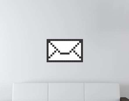 DIY Mail Envelope Pixel Stickers Kit