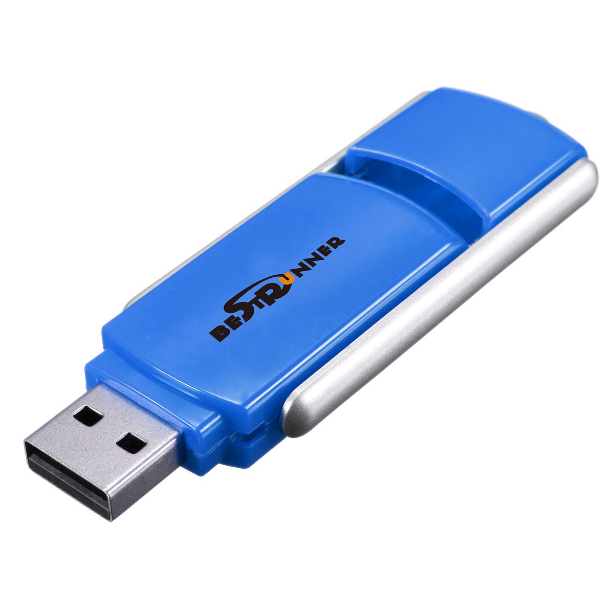 BESTRUNNER 4GB Portable Mini Colorful Swivel USB 2.0 Flash Stick Memory Drive Pen Storage