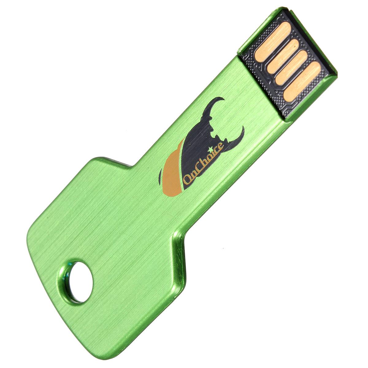0nchoice 8GB USB 2.0 Waterproof Metal Key Flash Memory Stick Pen Drive Storage