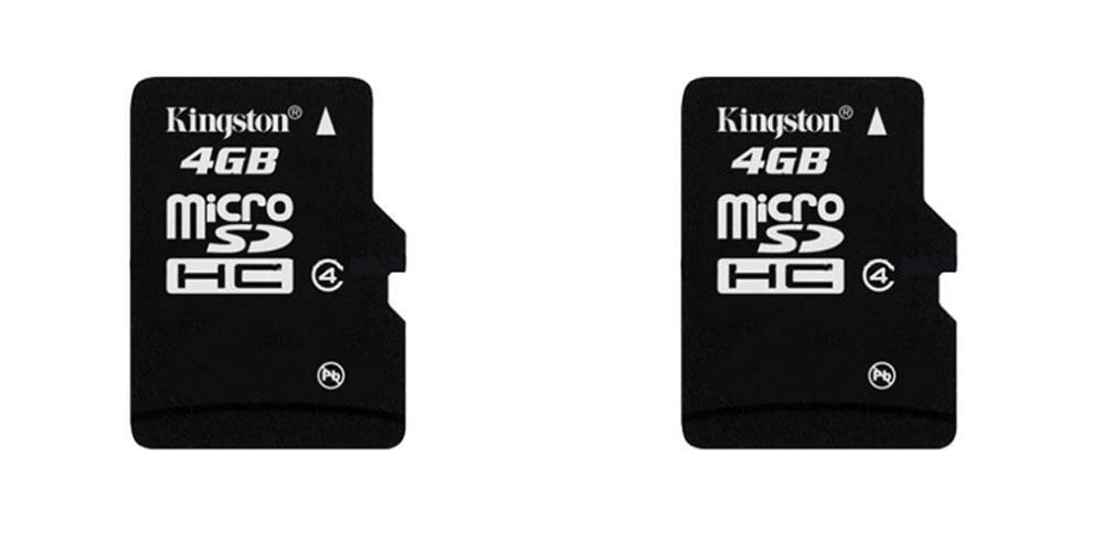 2 x Quantity of Blackberry KE850 Prada 4 GB microSDHC Class 4 Flash Memory Card SDC4/4GBET SDC4/4GBET