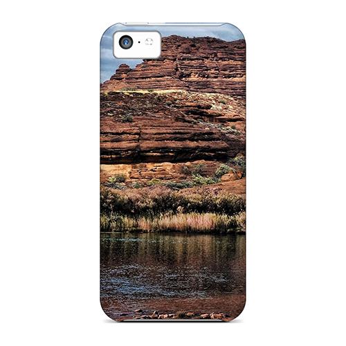 Defender Cases With Nice Appearance (rocks Above A Desert Lake) For Iphone 5c