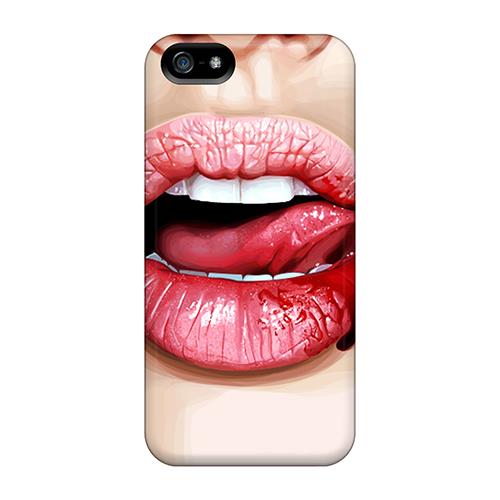 Unique Design Iphone 5/5s Durable Cases Covers Vampire Lips