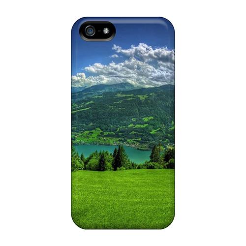 First class Cases Covers For Iphone 5/5s Dual Protection Covers Mountain Valley