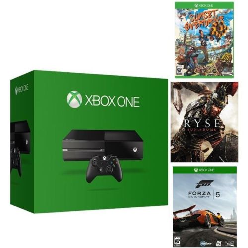 Microsoft Xbox One 500GB Gaming Console   3 Game Bundle