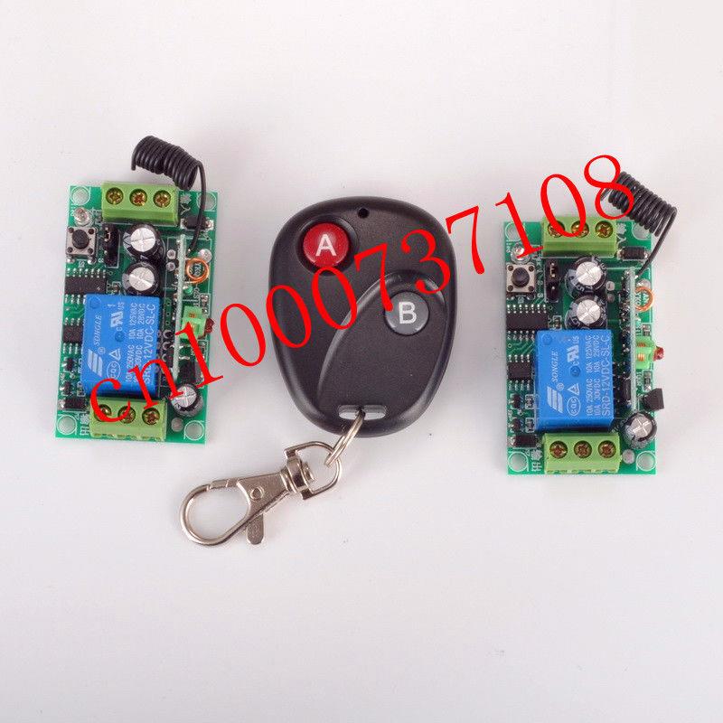 DC12V 1 Channel 315/433MHZ Learning Code RF Wireless Remote Control System