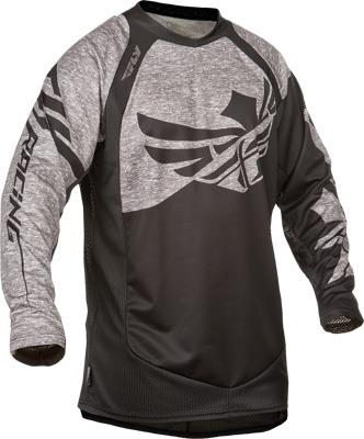 Fly Racing Evolution 2.0 Clean Jersey Black/Grey 2X 368 1202X