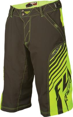 Fly Racing Super D Shorts Black/Hi Vis Sz 38 353 14938