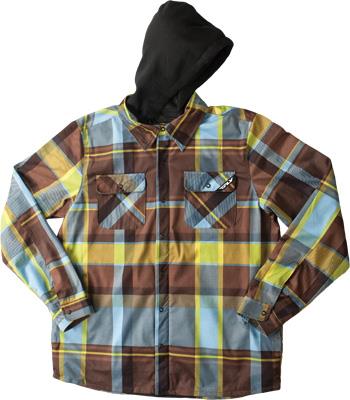 Fly Racing Tactile Jacket Teal/Yellow/Brown L 354 6079L