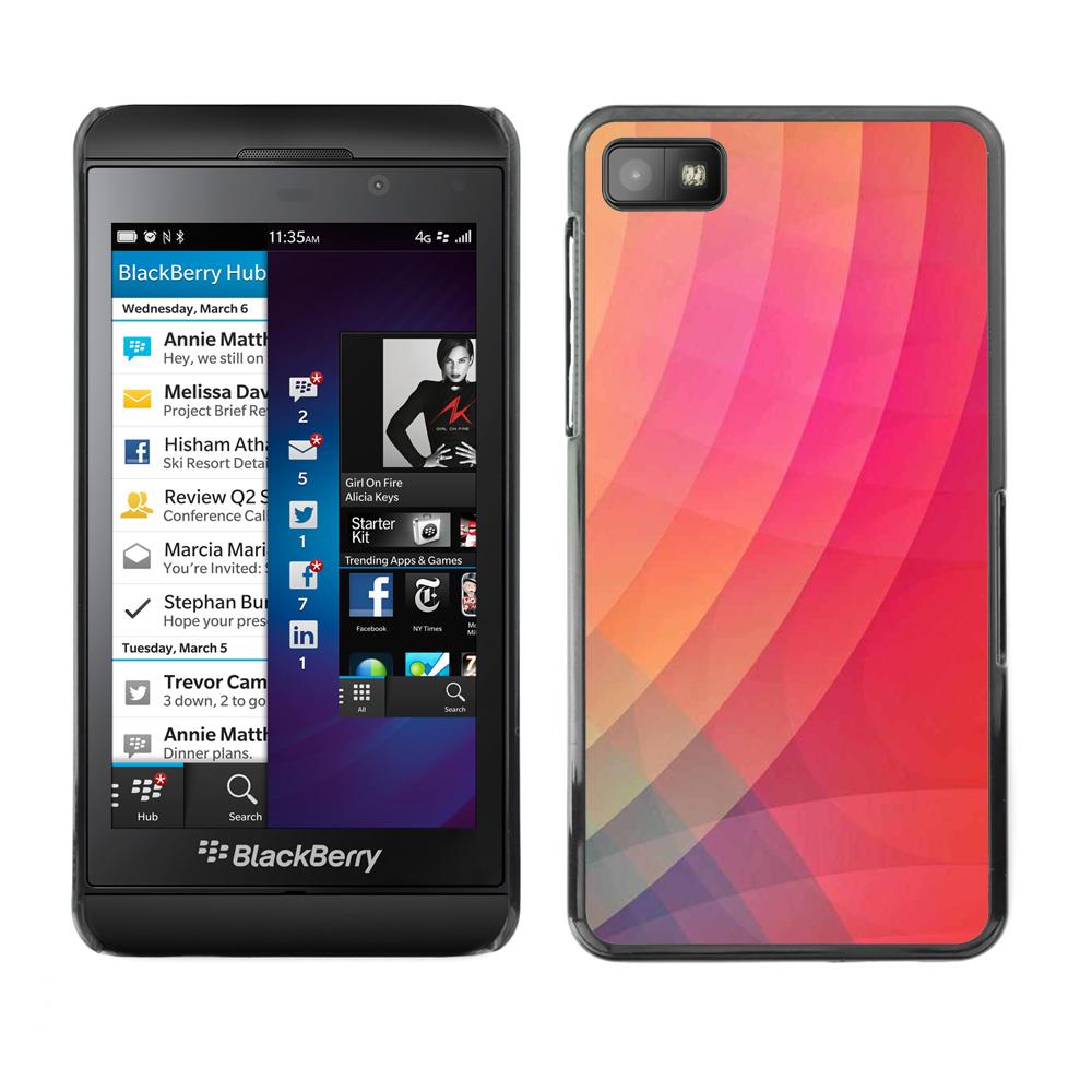 MOONCASE Hard Protective Printing Back Plate Case Cover for Blackberry Z10 No.5003012