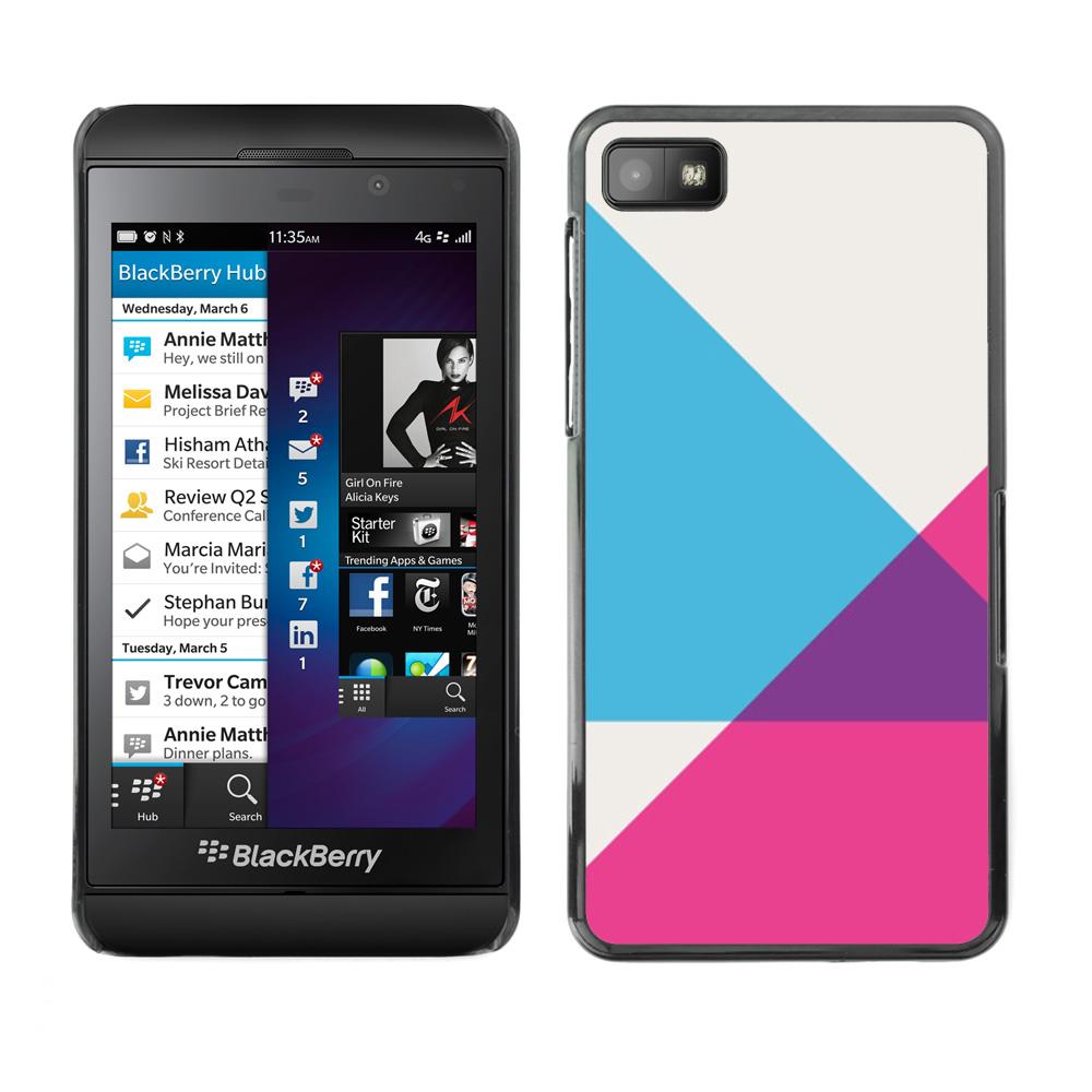 MOONCASE Hard Protective Printing Back Plate Case Cover for Blackberry Z10 No.5004033