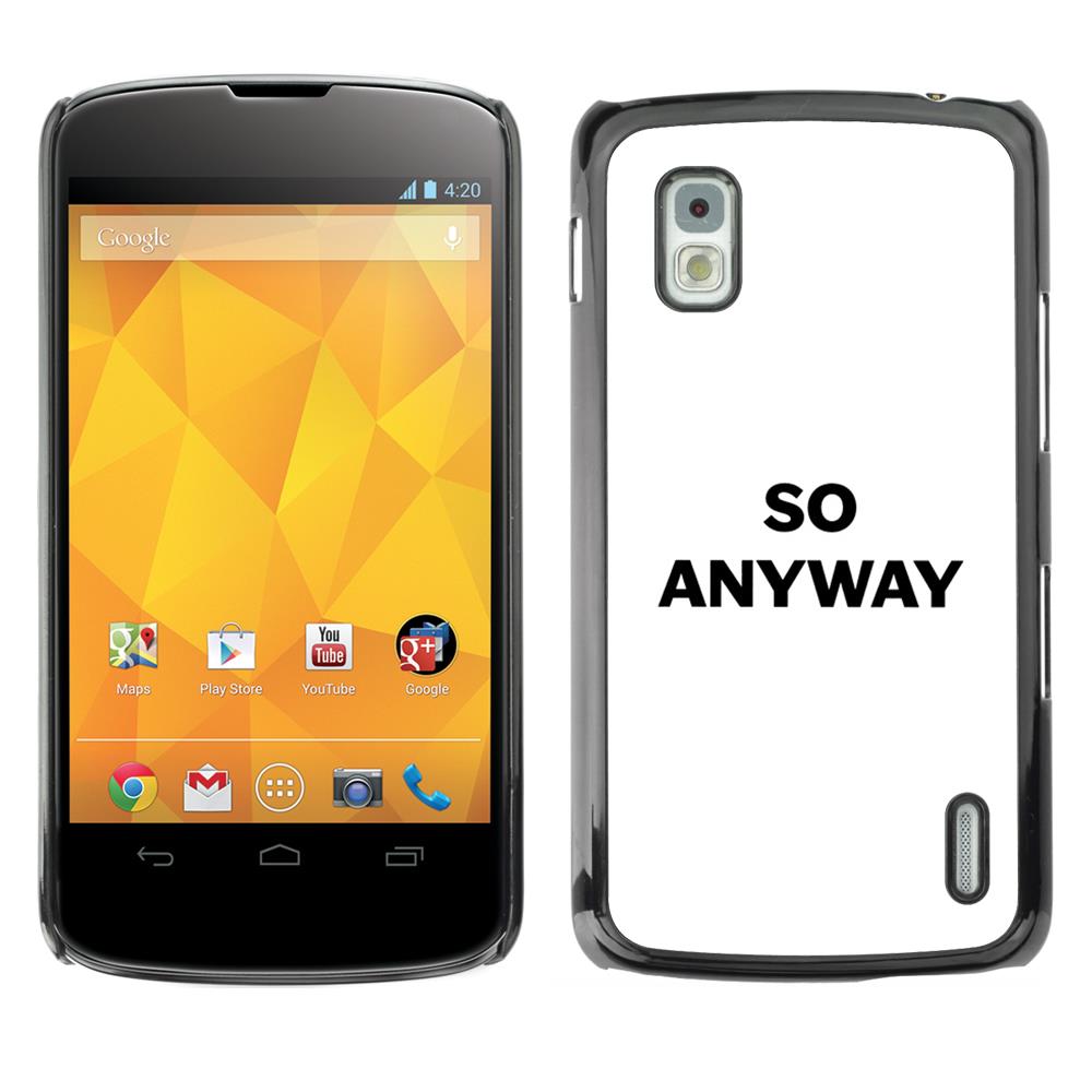 MOONCASE Hard Protective Printing Back Plate Case Cover for LG Google Nexus 4 No.5003727