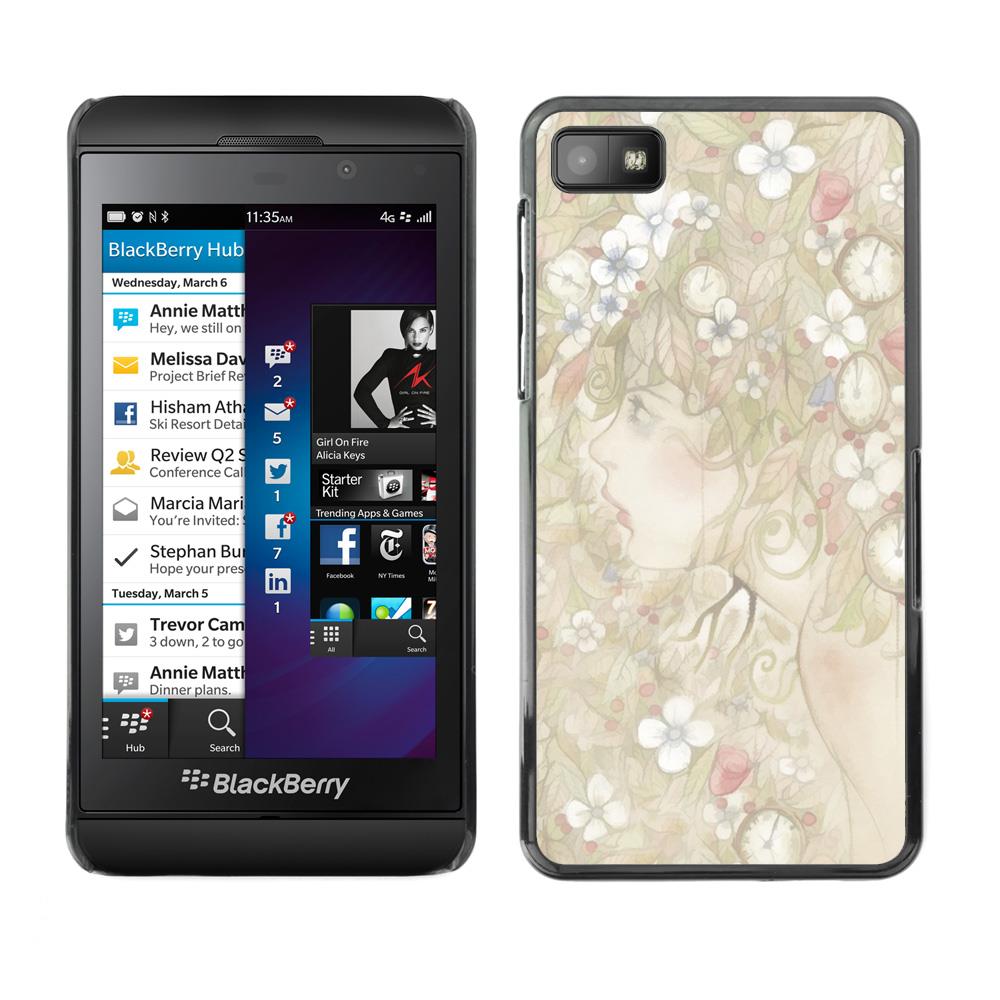 MOONCASE Hard Protective Printing Back Plate Case Cover for Blackberry Z10 No.5004809