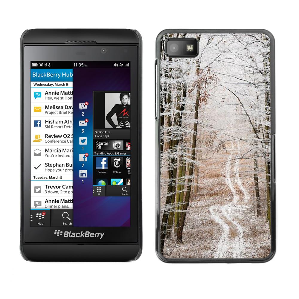 MOONCASE Hard Protective Printing Back Plate Case Cover for Blackberry Z10 No.5005310