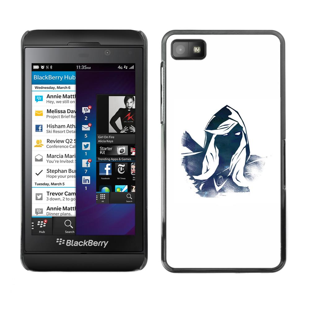 MOONCASE Hard Protective Printing Back Plate Case Cover for Blackberry Z10 No.5005572