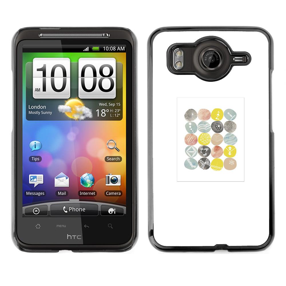 MOONCASE Hard Protective Printing Back Plate Case Cover for HTC Desire HD G10 No.5005260