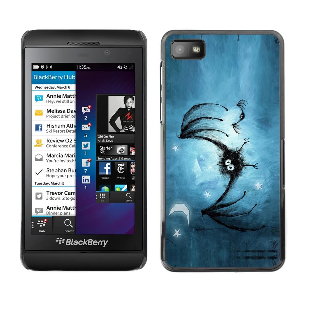 MOONCASE Hard Protective Printing Back Plate Case Cover for Blackberry Z10 No.3009559