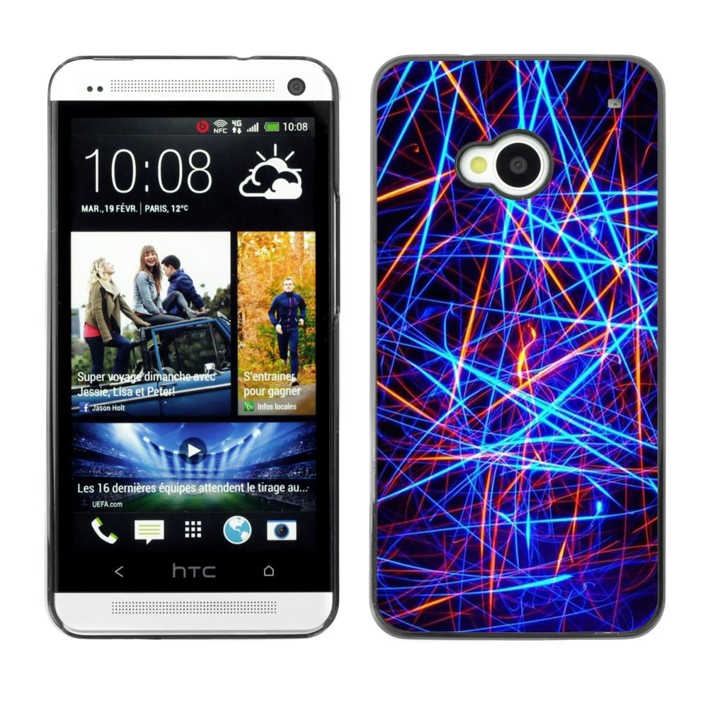 MOONCASE Hard Protective Printing Back Plate Case Cover for HTC One M7 No.3002416