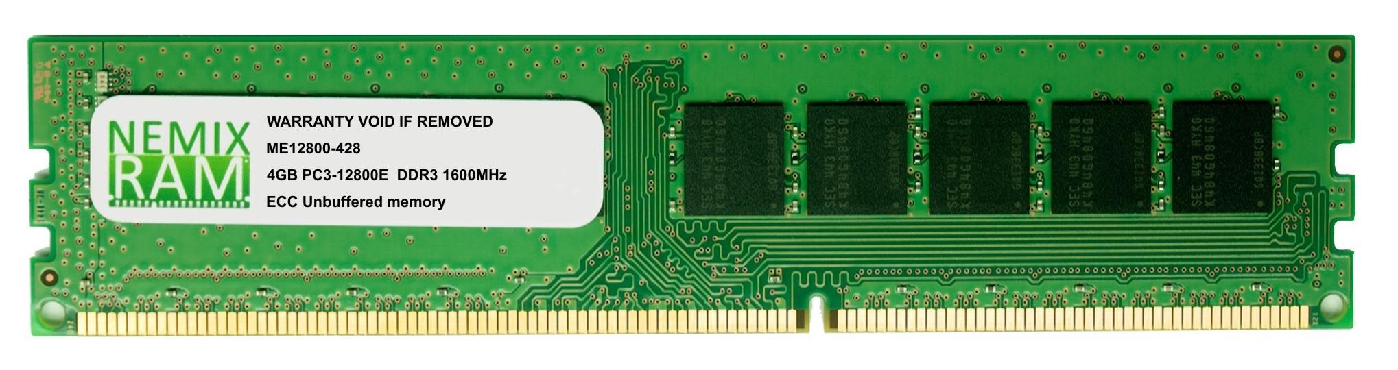 NEMIX RAM 4GB PC3 12800 Unbuffered Memory for Dell Precision T3610 Workstation