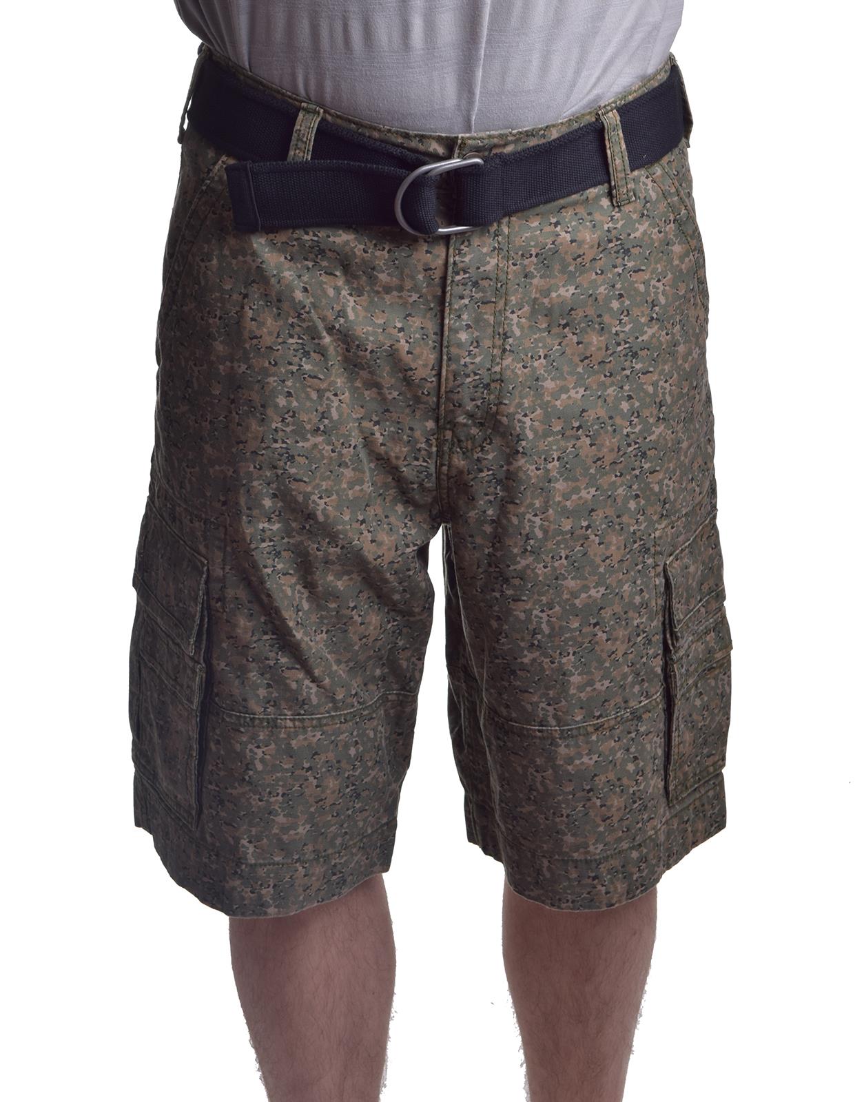 Levi's Men's 8 Pocket Relaxed Desert Camo Cargo Shorts