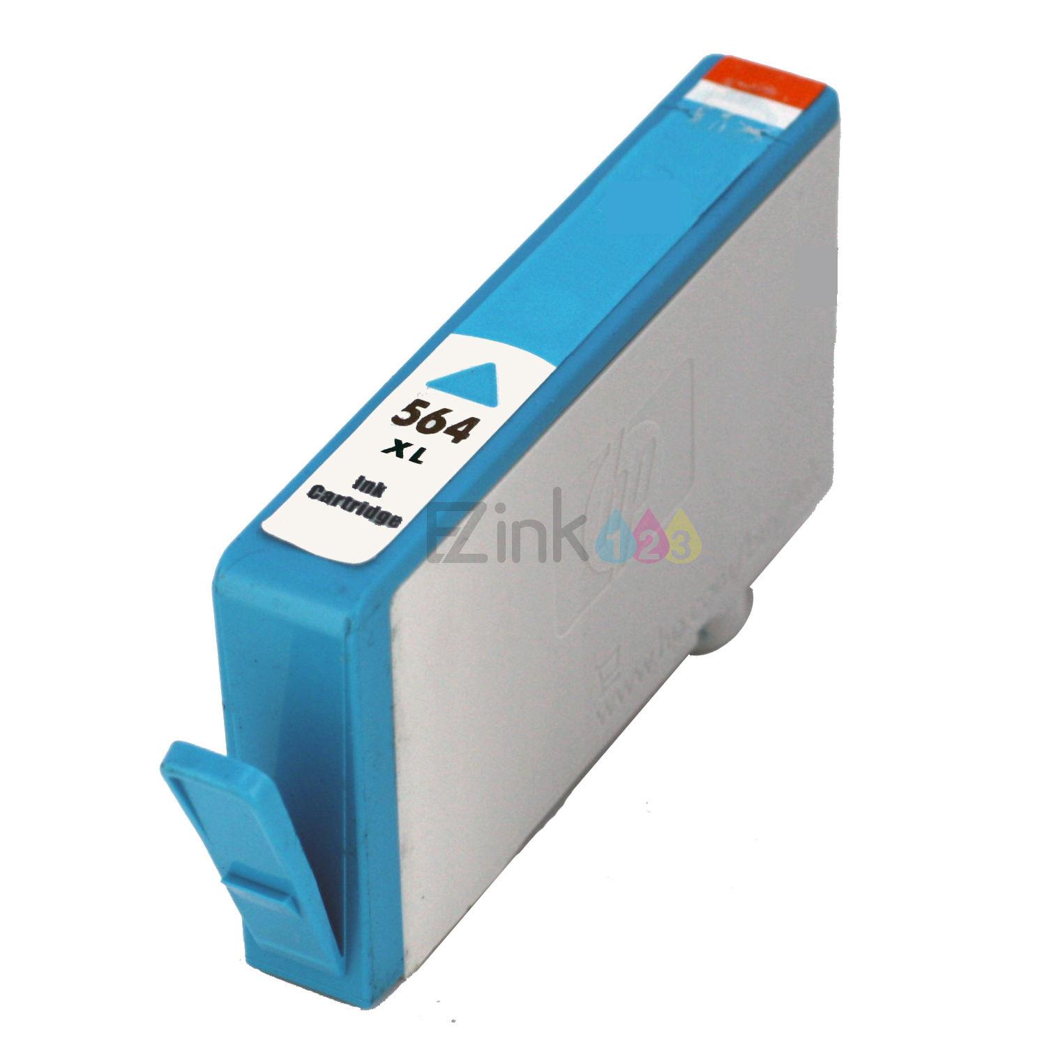 SL 1 Pk New Gen HP 564XL Cyan Ink Cartridge For Officejet 4620 Printer