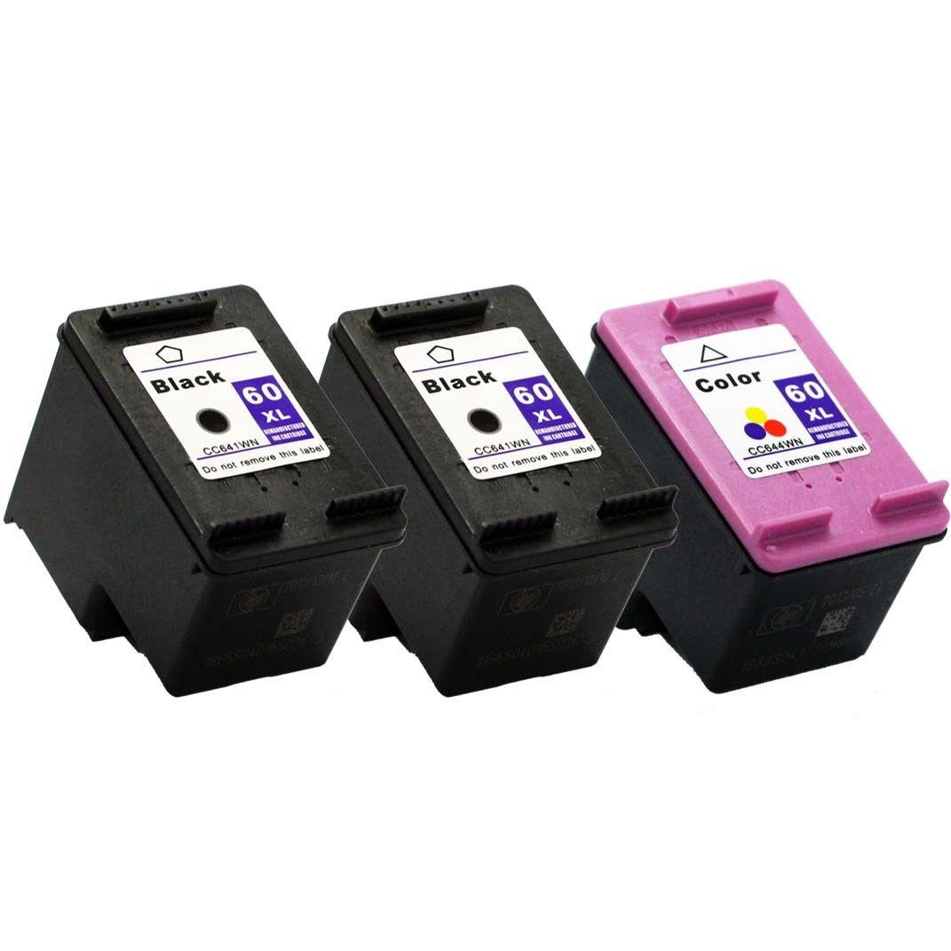 SL 3pk HP 60XL 60 XL Ink For PhotoSmart C4600 C4610 C4635