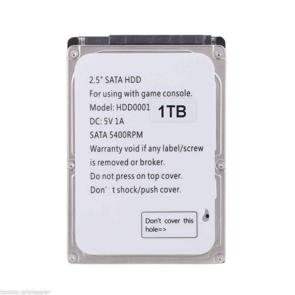 Large Capacity 1TB SATA 2.5" Hard Disk Drive HDD Game Accessory for PS4 Console