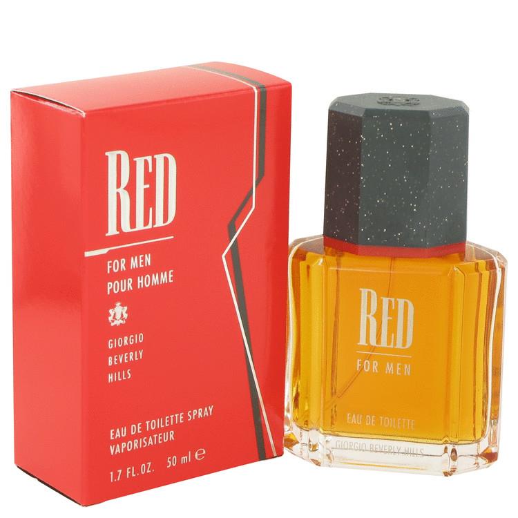 RED by Giorgio Beverly Hills Eau De Toilette Spray for Men (3.4 oz)