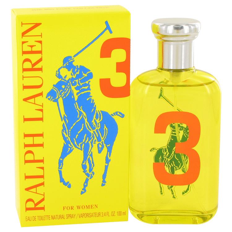 Big Pony Yellow 3 by Ralph Lauren Eau De Toilette Spray for Women (3.4 oz)