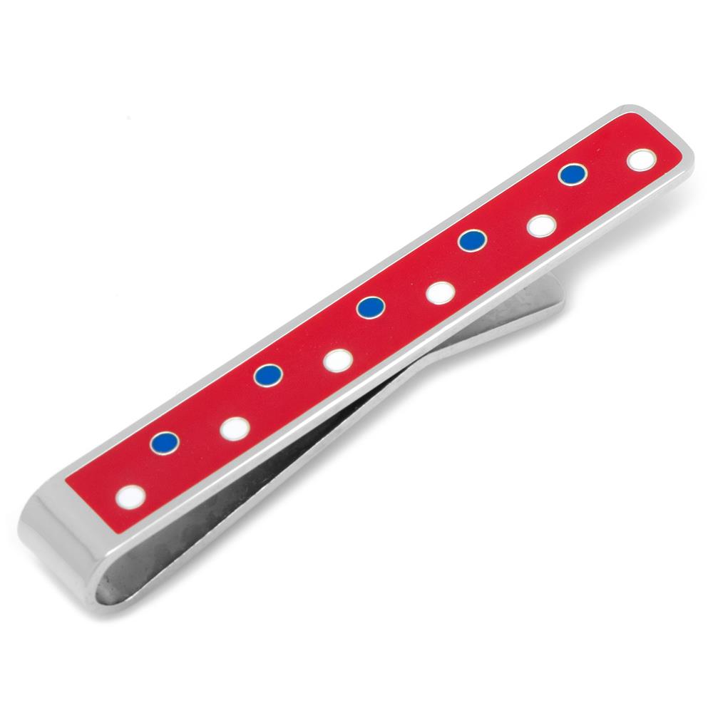 Patriotic Polka Dot Tie Bar