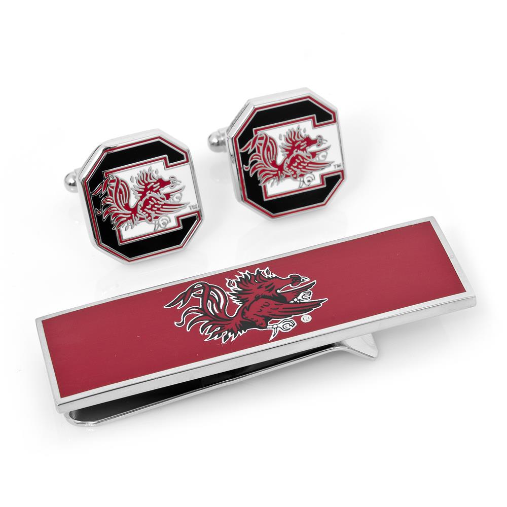 South Carolina Gamecocks Cufflinks and Money Clip Gift Set