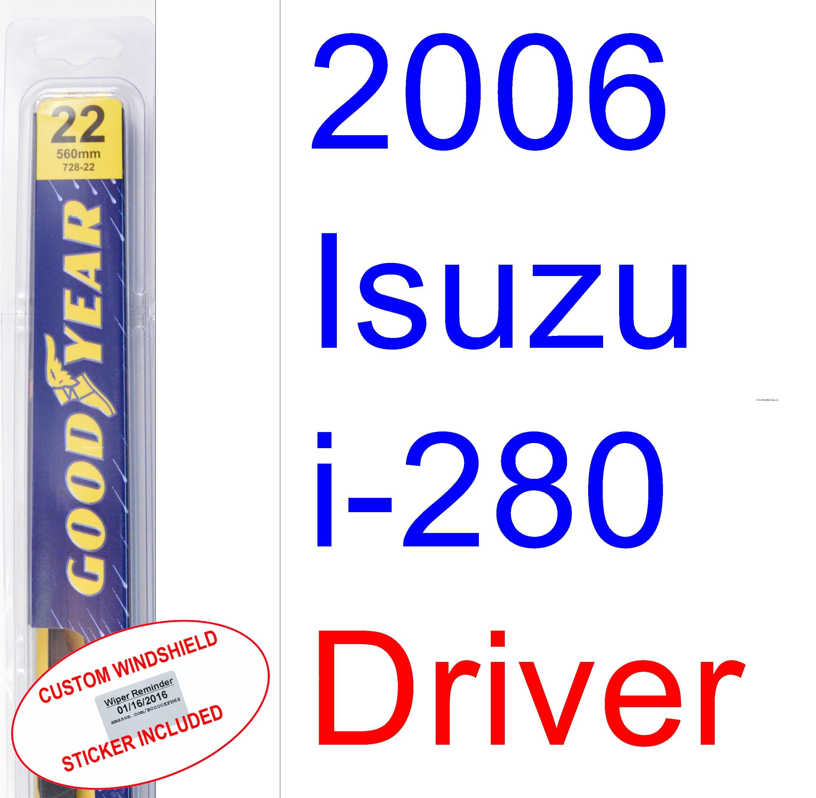 2006 Isuzu i 280 Wiper Blade (Passenger)