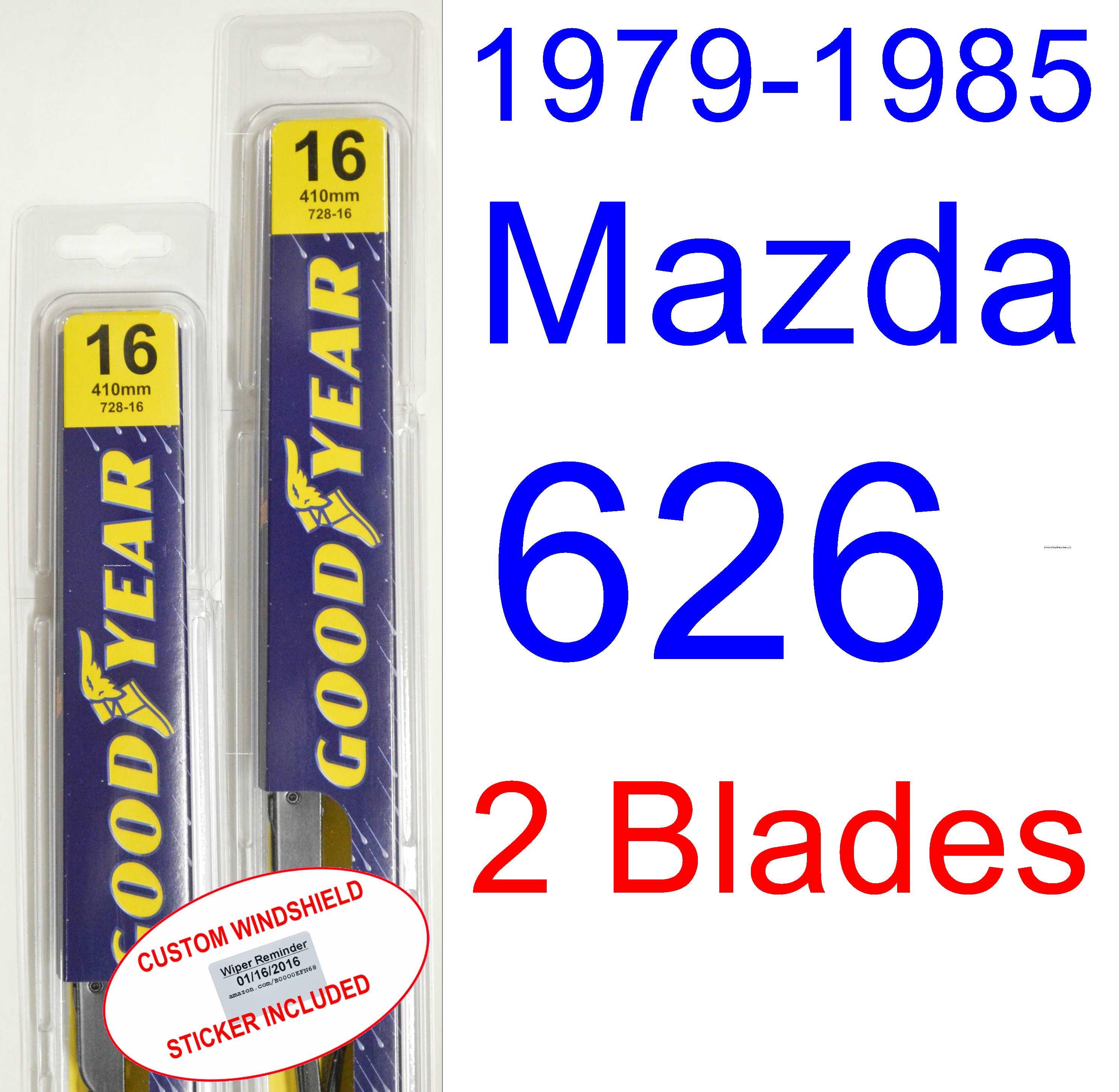 1979 1985 Mazda 626 Wiper Blade (Passenger) (1980,1981,1982,1983,1984)