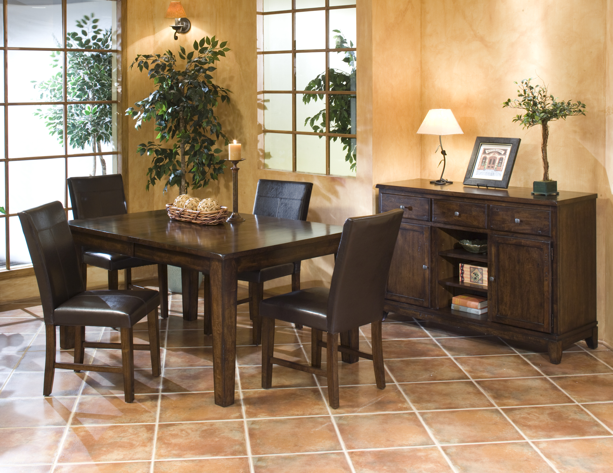 Janes Gallerie Kona 5 Pc Mango Wood Dining Set