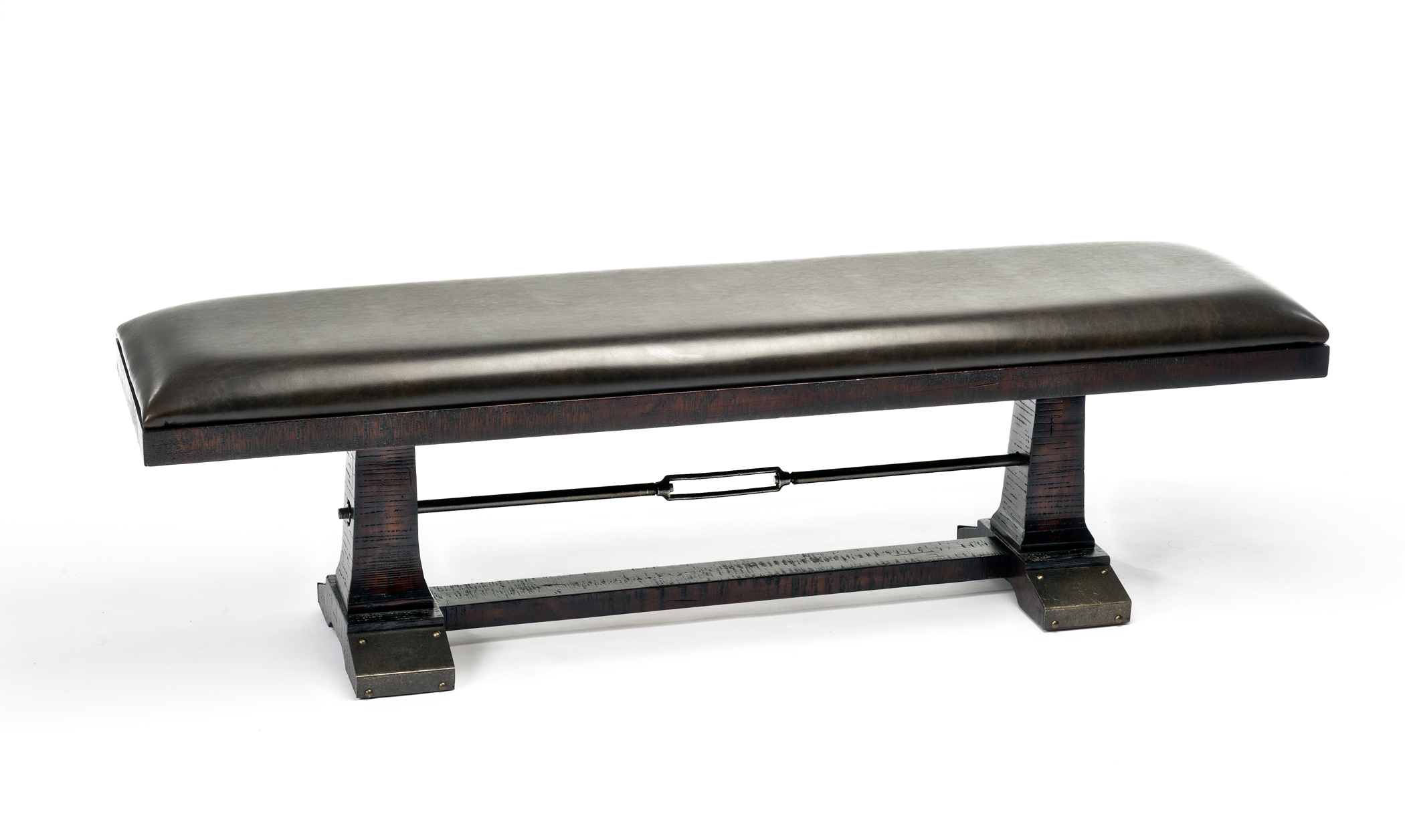 Janes Gallerie Hayden Rough Sawn and Espresso Bench