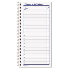Things To Do Spiral Daily Agenda Book, 5 1/2 X 11, Two Part Carbonless, 50/pad By: TOPS