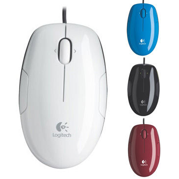 Logitech LS1(M150) Both Hands Tilt Wheel USB Wired Laser Sensor Mouse Black/White/Blue/Red