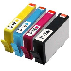 E Z Ink ™ Remanufactured Ink Cartridges for HP 564XL 564 XL (1 Black, 1 Cyan, 1 Magenta, 1 Yellow) CN684WN CN685WN CN686WN CN687WN