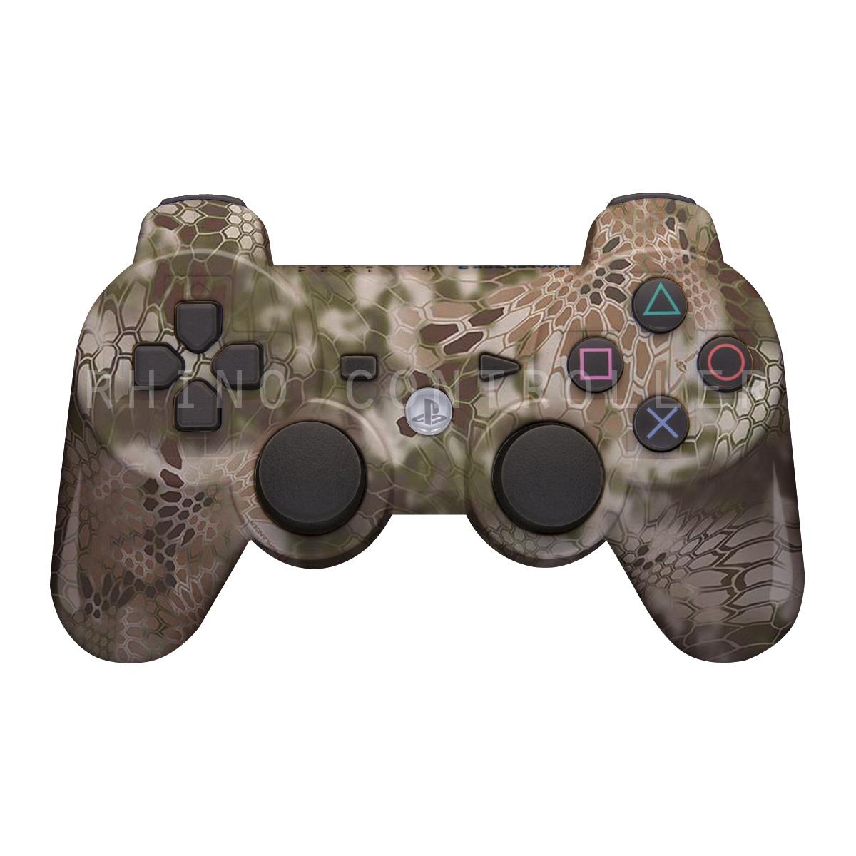 PS3 controller  Wireless Glossy  WTP 736 Kryptek Highlander Reduced Custom Painted  Without Mods