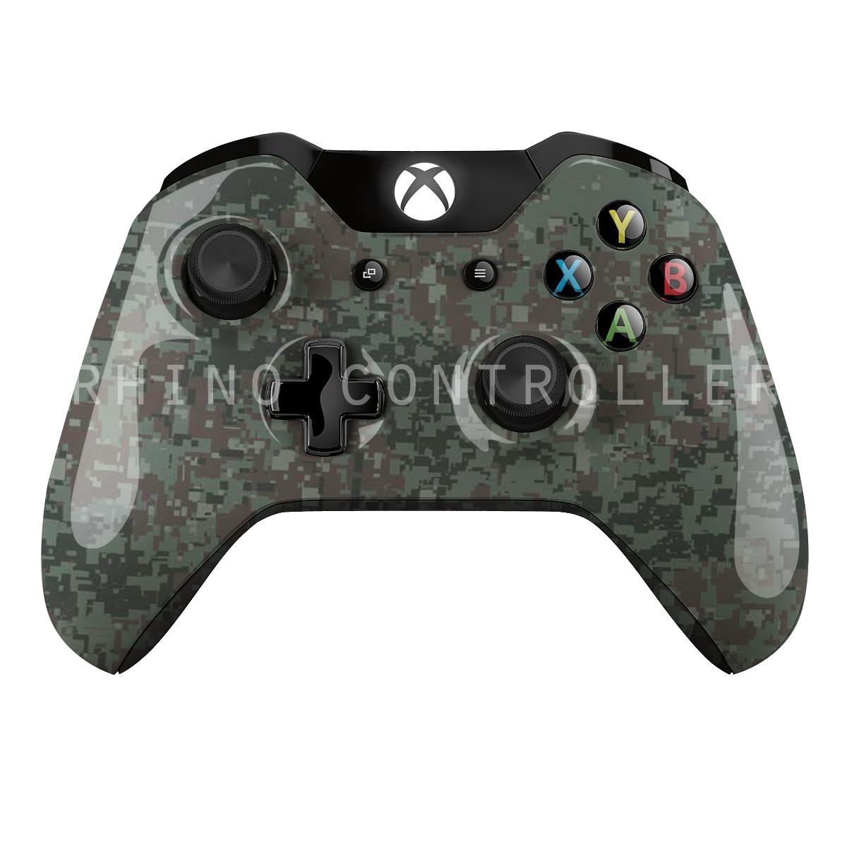 Custom XBOX One controller Wireless Glossy WTP 275 Tiger Stripe Urban Digtial Custom Painted  Without Mods