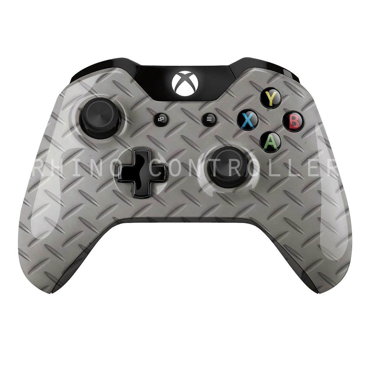 Custom XBOX One controller Wireless Glossy WTP 282 Diamond Plate Custom Painted  Without Mods