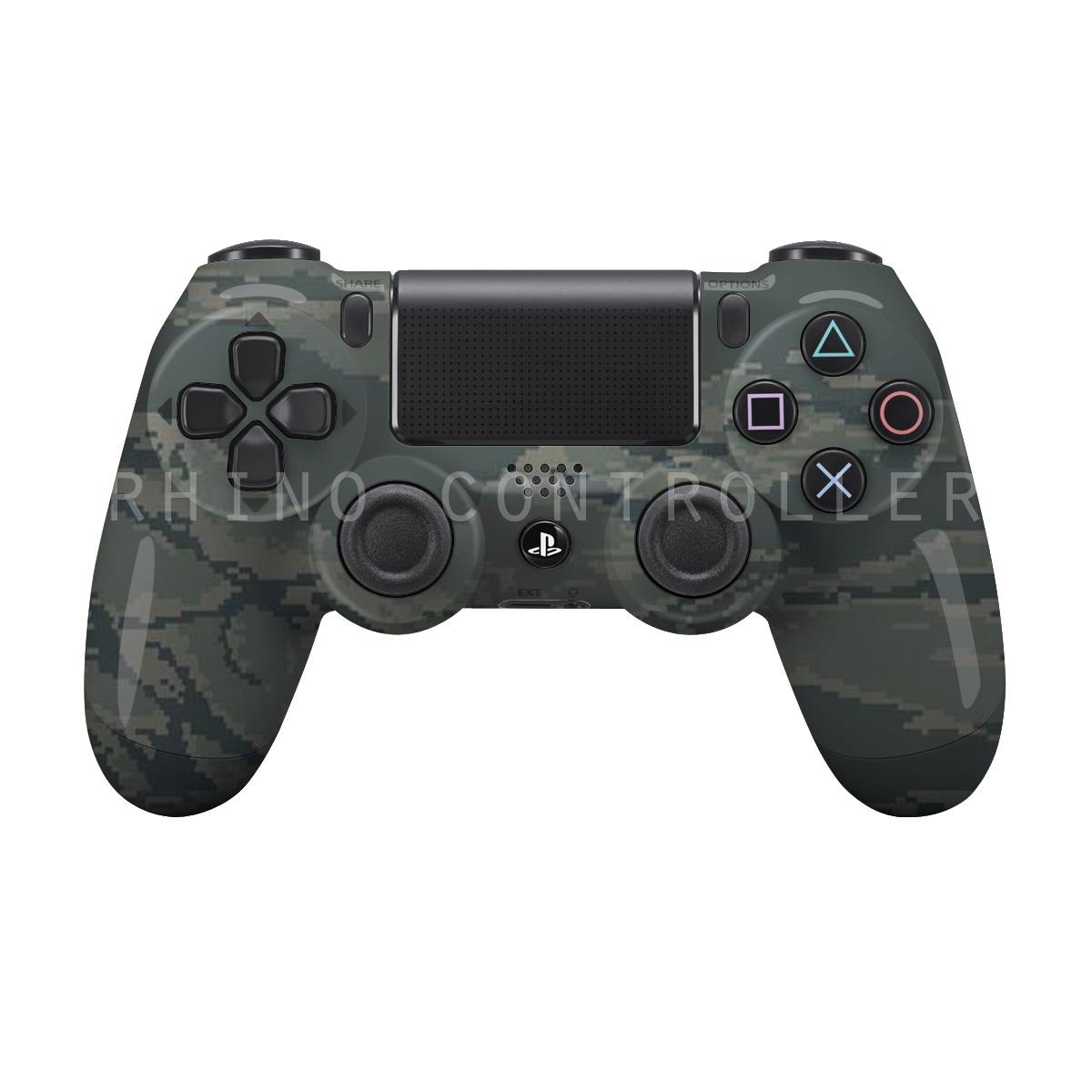 PS4 controller  Wireless Glossy  WTP 516 Tiger Stripe Military Tiger Stripe Custom Painted  Without Mods