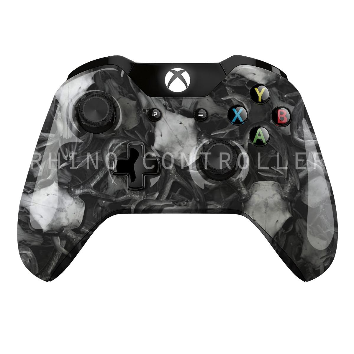 Custom XBOX One controller Wireless Glossy WTP 514 ECamo Deerskull Custom Painted