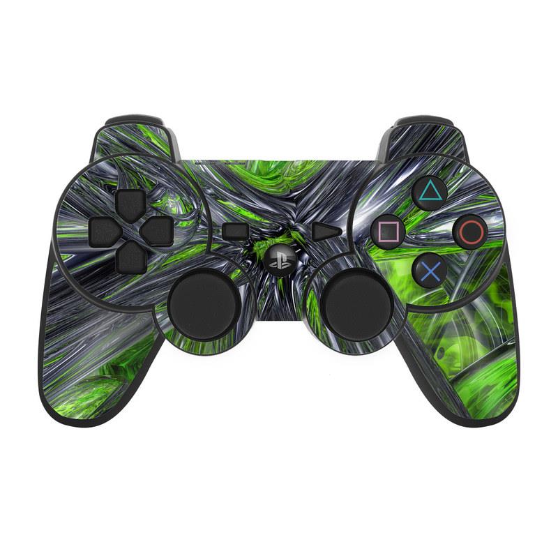 PS3 Custom Modded Controller "Exclusive Design  Emerald Abstract "   COD Advanced Warfare, Destiny, GHOSTS Zombie Auto Aim, Drop Shot, Fast Reload & MORE
