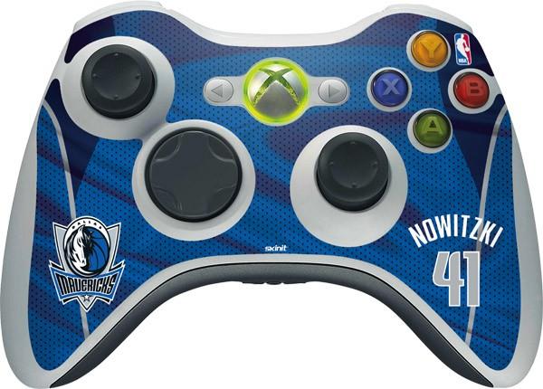 Xbox360 Custom UN MODDED Controller "Exclusive Design   Dirk Nowitzki Dallas Mavericks JerseyA761"