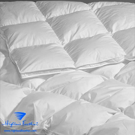 260 TC 650 loft summer fill Queen size 27 oz European white down comforter