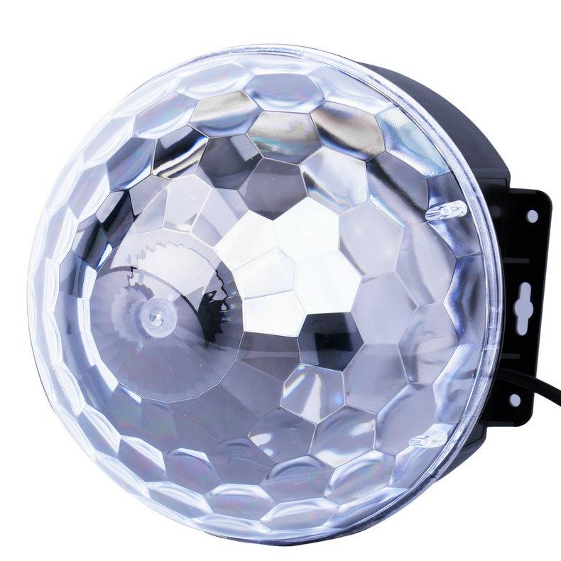 6 Colors LED Crystal Magic Ball Effect Light for Disco DJ Stage Party