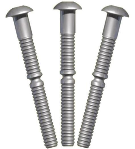 C6LB R8 4G, HUCK, C6L PIN .250D .187 .313GR, BRZHD STL/ZNC  (PACK OF 100)