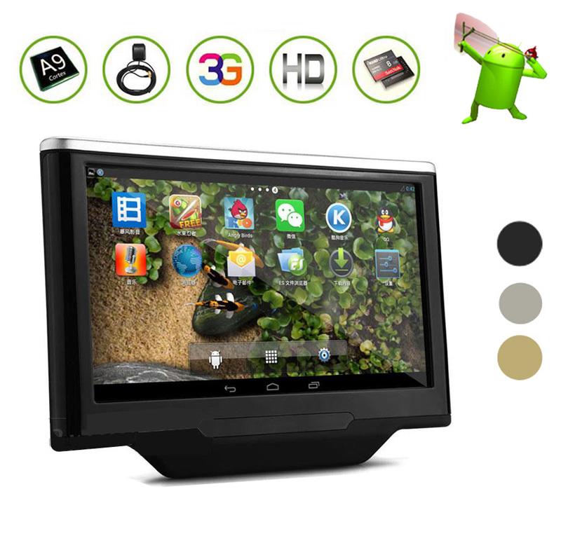 BEST 10.1 Inch CAPACITIVE Touchscreen Android 4.1 Car Headrest 3G/WiFi Internet Audio Video Radio Stereo Player Monitor None DISC DVD Vehicle Pillow Rear Seat Entertainment 2 Core CPU Tablet PC Blueto