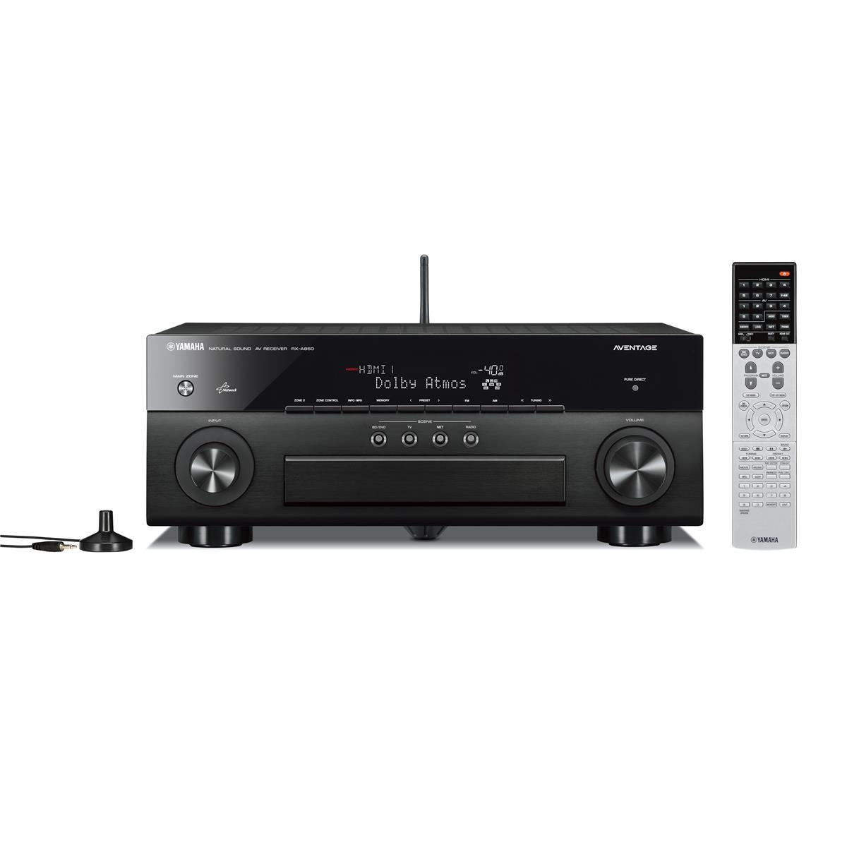 Yamaha RX A850 Aventage 7.2 Channel 4K 3D Network AV Receiver With Bluetooth/HDCP 2.2